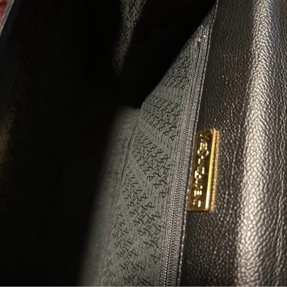 Vintage Authentic Black YSL Leather Crossbody Bag - Picture 5 of 6